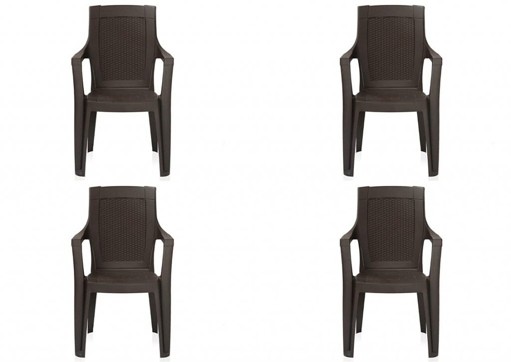 Nilkamal Strong and Durable Plastic Chairs Set of 4 | Mystique_SRB ...