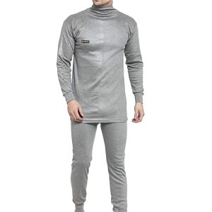 UZARUS Men's Solid Thermal Set-1