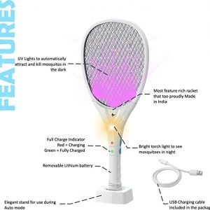 Autokill 3-in-1 Mosquito Racket