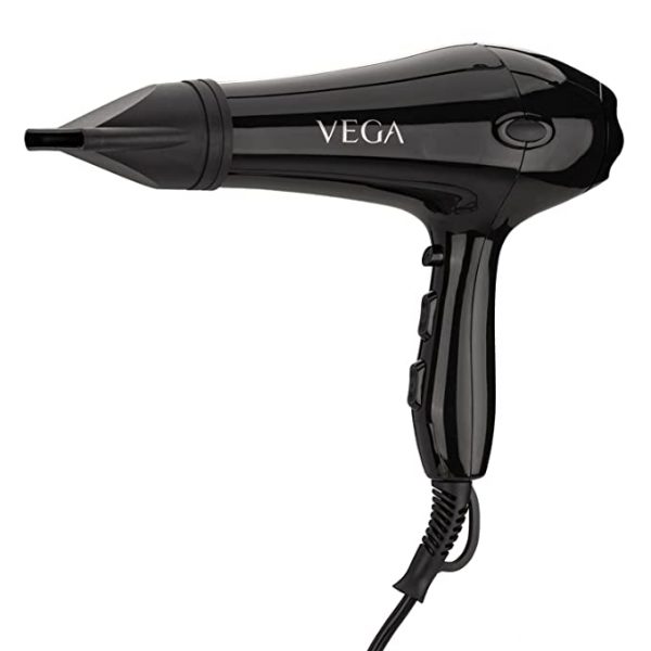 VEGA Pro Touch 1800-2000 Watts Professional Hair Dryer with 2 Detachable Nozzles (VHDP-02)