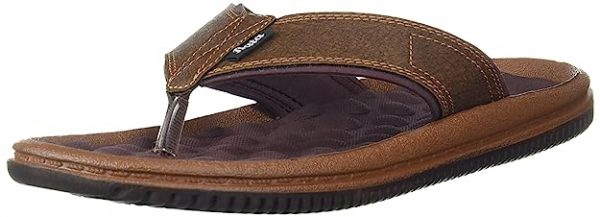 BATA Men's PU Synthetic Casual Slippers