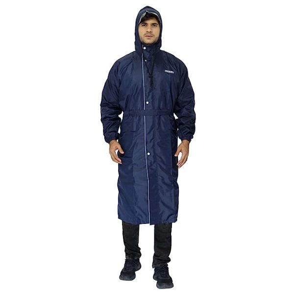 THE CLOWNFISH Rain Coat for Men Waterproof for Bike with Hood Raincoat for Men.