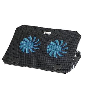 Techie Silent Laptop Cooling Stand with Dual Fan for Upto 15.6 inch Laptops.