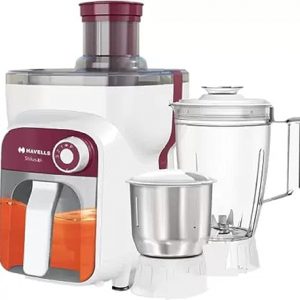 HAVELLS stilus XL 3 jar 500 Juicer Mixer Grinder (3 Jars, Burgundy)