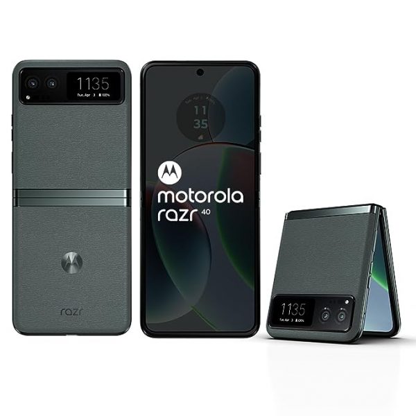 Motorola razr 40 (Sage Green, 8GB RAM, 256GB Storage) External AMOLED Display 6.9 AMOLED 144Hz Display 64MP Main Camera Android 13