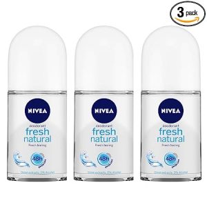 Nivea Fresh Natural Roll On, 50ml (Pack of 3)