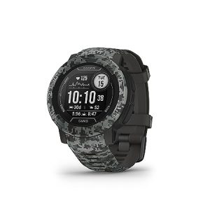 Garmin Instinct 2 Rugged GPS Smartwatch, Battery Upto 28 days, ABC Sensors, Tracback Routing