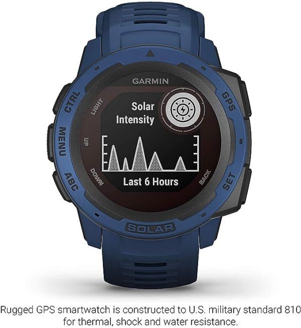 Garmin Instinct Solar Tidal Blue Smartwatch