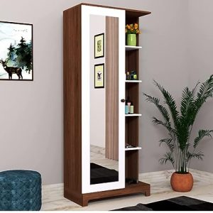 Parul Furniture Dressing Unit with Mirror Milky Teak