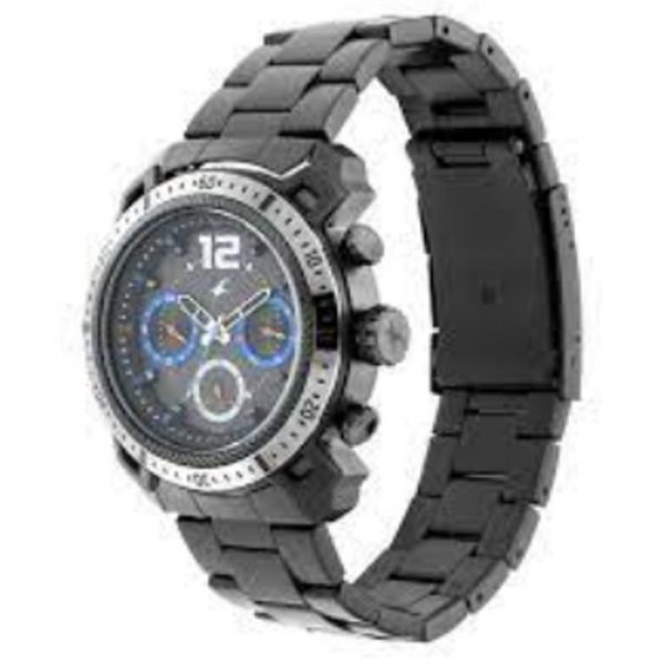 Fastrack All Nighters Analog Black Dial Men's Watch-NN3193KM02-NP3193KM02