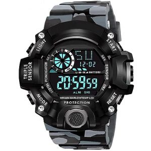 Matrix Digital Sports Watch, Silicone Strap, Multi-Function, Waterproof & Shockproof Wrist Watch for Men & Boys