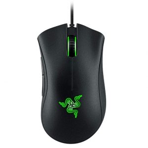 Razer DeathAdder Essential Wired Gaming Mouse Single-Color Green Lighting