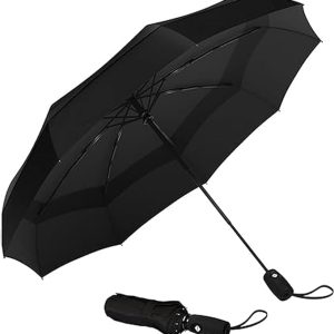 PRIME DEALS Umbrella Automatic Open Travel Umbrella with Wind Vent