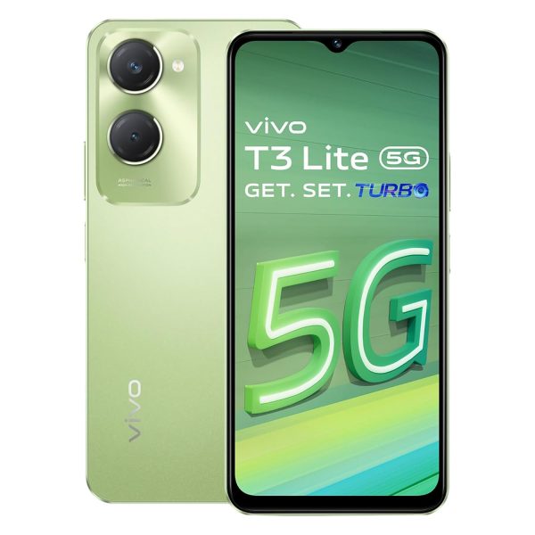 Vivo T3 Lite 5G Smartphone (Vibrant Green, 4GB Ram 128GB Storage)