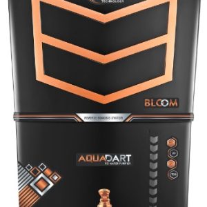 AquaDart Copper + Mineral RO+UV+UF 12 Liter RO + UV + TDS ADJUSTER Water Purifier With Copper Charge Technology Black