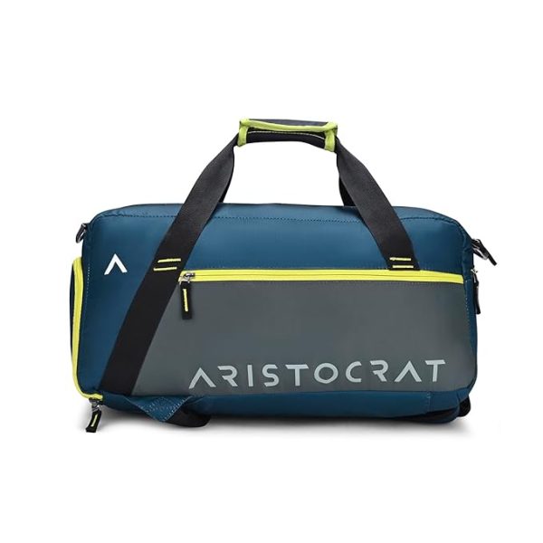 Aristocrat Power 52cm Gym Duffle Bag for Men and Women with Multiple Pockets