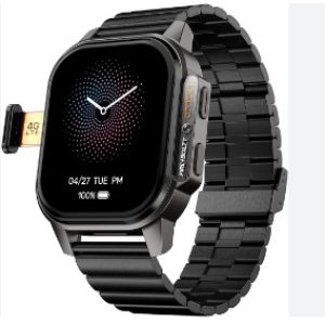 Fire-Boltt Snapp Smart Watch, Selfie Camera, 4G Nano-SIM Slot, 54.1mm AMOLED Display, Play Store- Unlimited apps