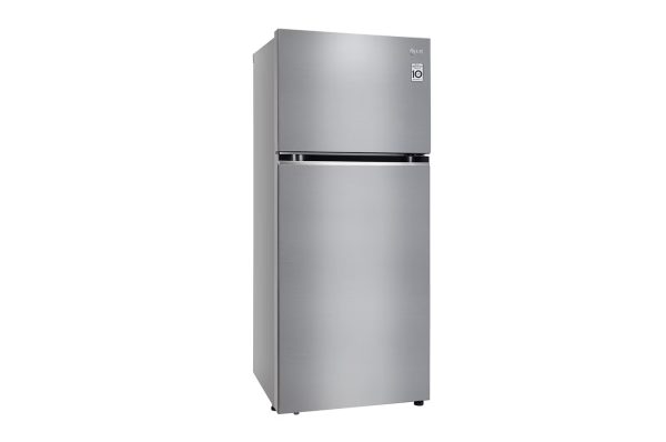 LG 380 L 3 Star Frost-Free Smart Inverter Double Door Refrigerator (2024 Model, GL-S412SPZX, Shiny Steel, Convertible with Express Freeze)