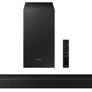 Samsung Dolby Digital Bluetooth Soundbar (HW-T42E XL, Black, 2.1 Channel)