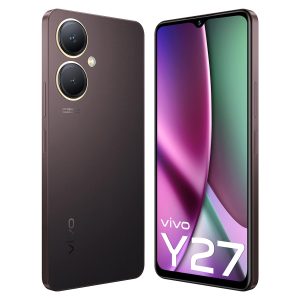 Vivo Y27 (Burgundy Black, 6GB RAM, 128GB Storage)