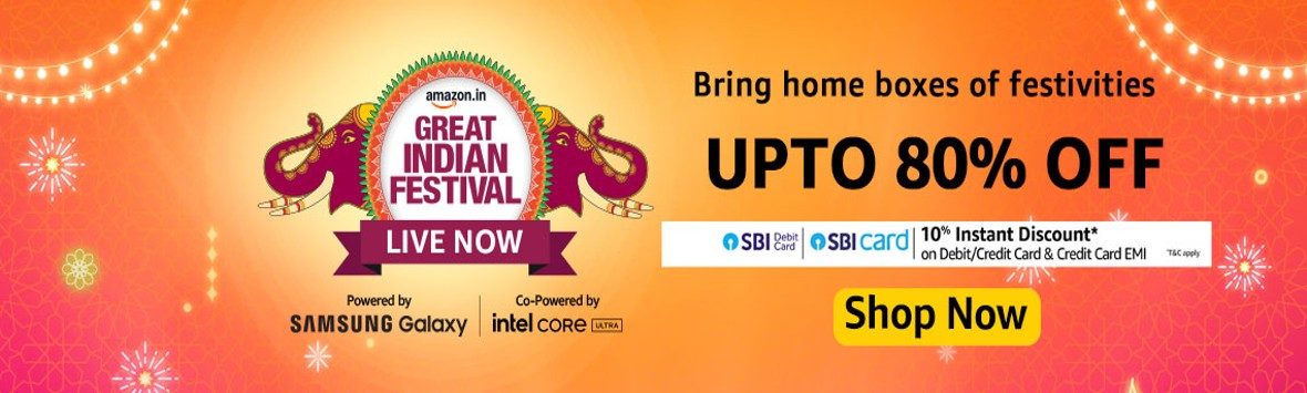 The Great Indian Festival Sale Live Now For All Users!