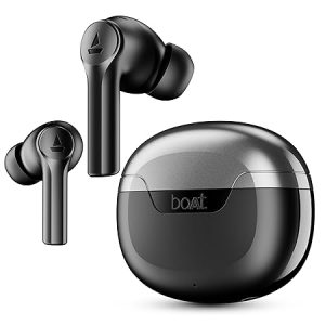 boAt Newly Launched Airdopes 300 Premium Truly Wireless in-Ear Earbuds with 4 Mics AI-ENx Spatial Audio