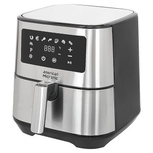 AMERICAN MICRONIC- Air Fryer-Digital- 6.5 Litre, 8 Preset Menus, 1700W Power, 200C Temperature and 60 Minute Timer