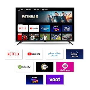 VW 80 cm (32 inches) Frameless Series HD Ready Android Smart LED TV VW32S (Black)