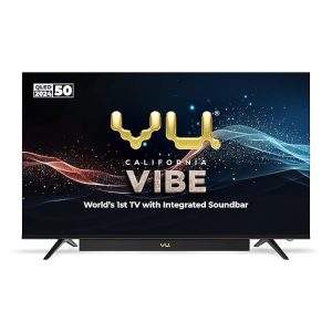 Vu 126cm (50 inches) Vibe Series QLED Google TV 50VIBE24 (Black)