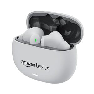 amazon basics True Wireless in-Ear Earbuds with Mic, Low-Latency Gaming Mode, Touch Control