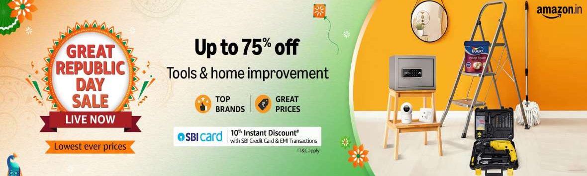 Tools & Home Improvement Upto 75% OFF